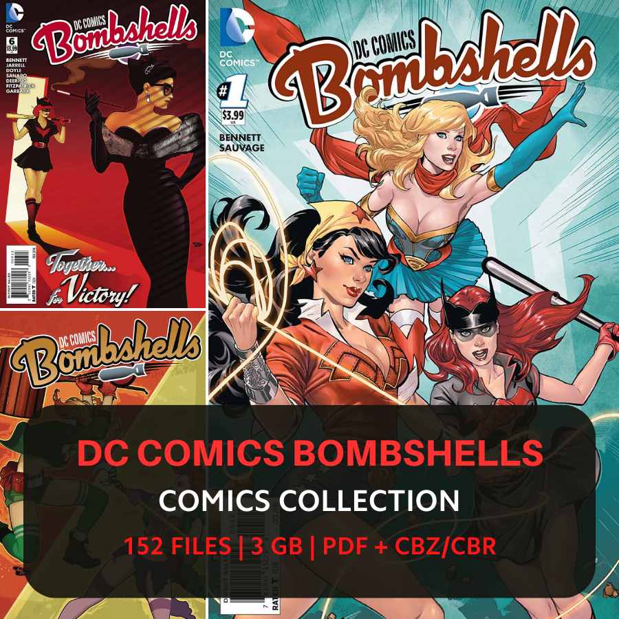 DC Comics Bombshells | Complete Digital Collection | Vintage