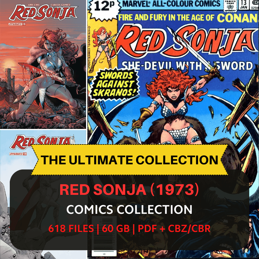 Red Sonja Complete Comics Collection | Sword & Sorcery Series